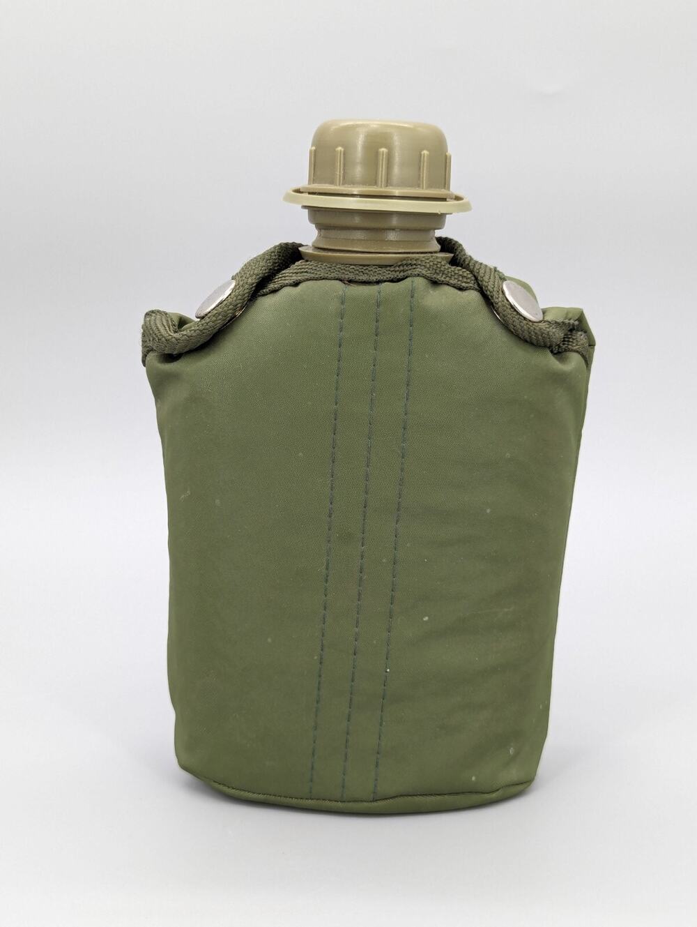 American Camper Water Drink Canteen & Cover Army Green Cadet Scout Camp Hiking